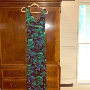 Empire waist cotton maxi dress